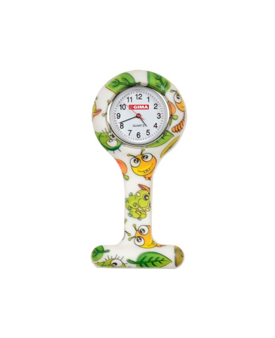 OROLOGIO PER INFERMIERI - rotondo - fantasia bruco