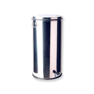 CESTINO RIFIUTI INOX - 70 litri - con pedale