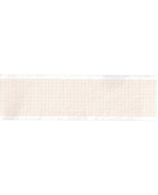 Carta termica ECG 63x30 mmxm - rotolo griglia arancio