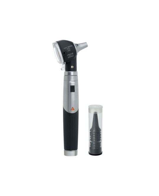 OTOSCOPIO HEINE MINI 3000 F.O. LED manico ricaricabile - nero