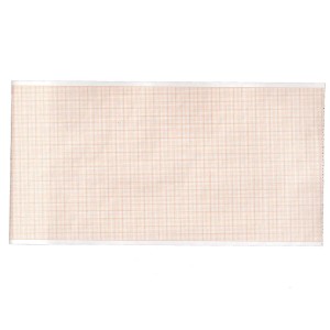Carta termica ECG 112x27 mmxm - rotolo griglia arancio