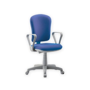 SEDIA VARESE CON BRACCIOLI - tessuto - blu