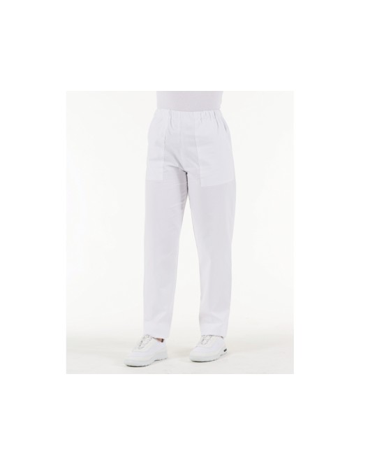 PANTALONI COTONE - bianchi - M