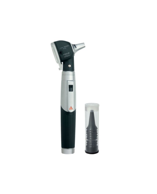 OTOSCOPIO HEINE MINI 3000 F.O. manico ricaricabile - nero