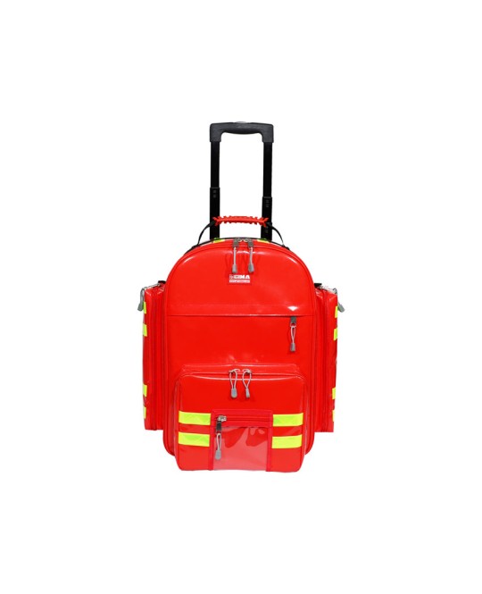 ZAINO LOGIC 2 PVC CON TROLLEY - rosso