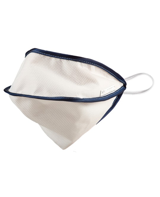MASCHERINA RIUTILIZZABILE MYCROCLEAN BFE 99,8% - doppio strato, bianca/blu - con nasello
