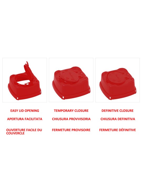 CONTENITORE RIFIUTI TAGLIENTI LINEA CS PLUS - 22 litri