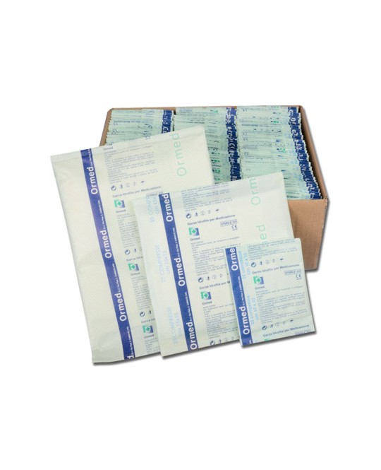 GARZA COTONE STERILE 20X20cm - buste da 25pz.