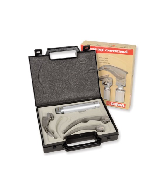 SET LARINGOSCOPIO 3 LAME - Lame Mc Intosh 2-3-4