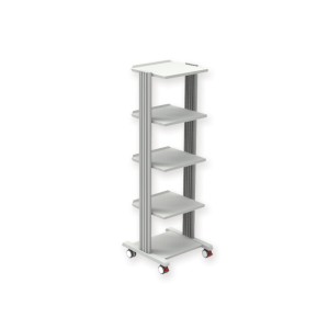 CARRELLO SMART - 4 ripiani 40x36 cm + base