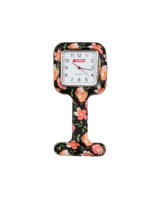 OROLOGIO PER INFERMIERI - quadrato - fantasia rose