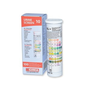 STRISCE URINA IN FLACONE - 10 parametri - professionali