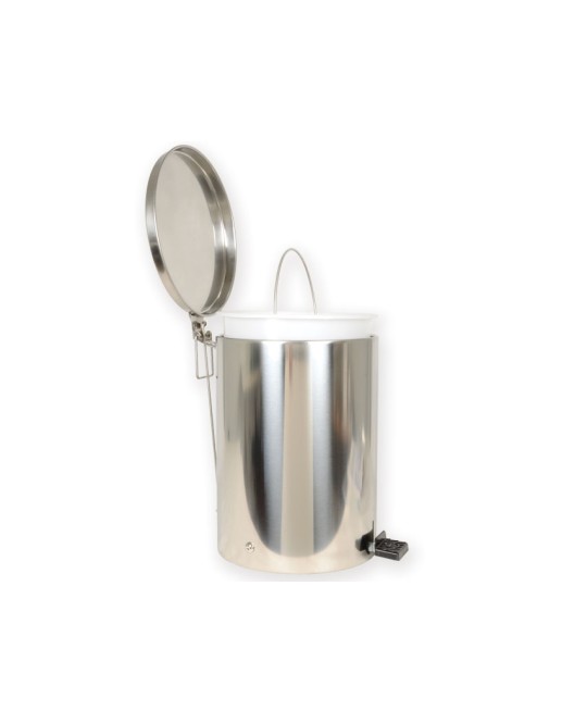 CESTINO RIFIUTI INOX 9,5 l - acciaio INOX