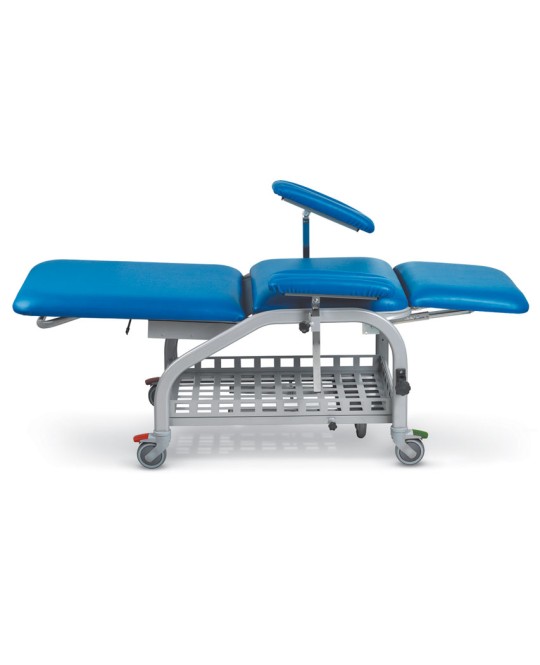 POLTRONA DONATORI con ruote - blu