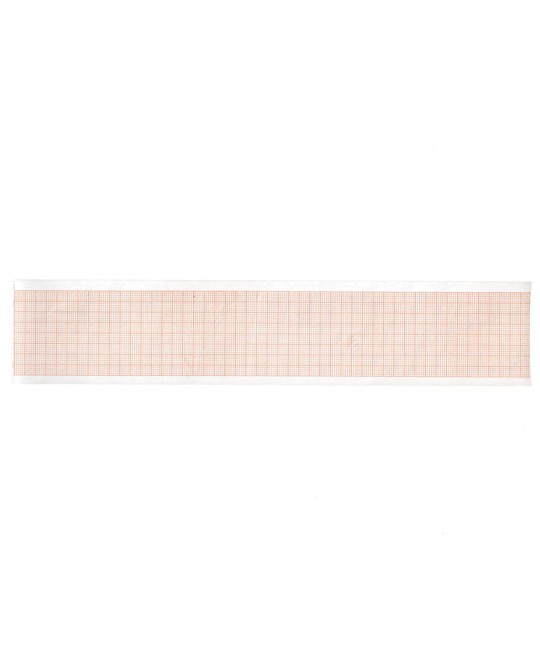 Carta termica ECG 50x23 mmxm - rotolo griglia arancio