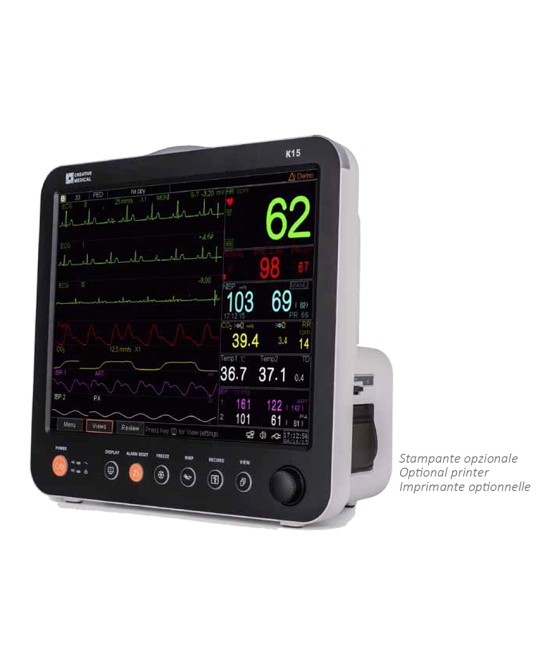 MONITOR MULTIPARAMETRICO GIMA K15 TOUCHSCREEN