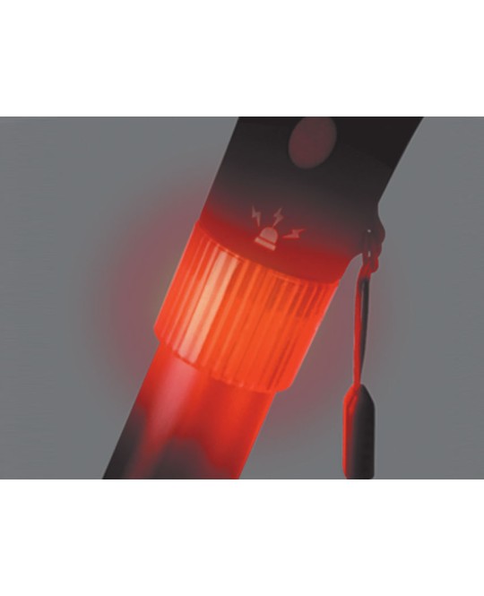BASTONE DI SICUREZZA CON LUCE - nero