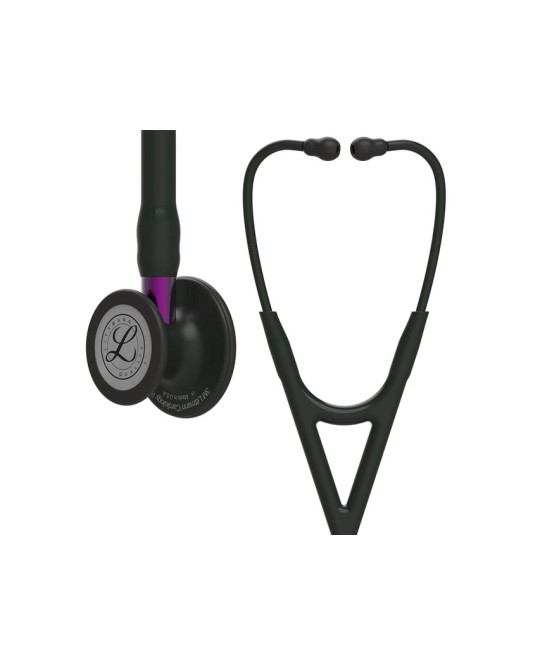 LITTMANN CARDIOLOGY IV - 6203 - nero - finiture nere / conn. viola