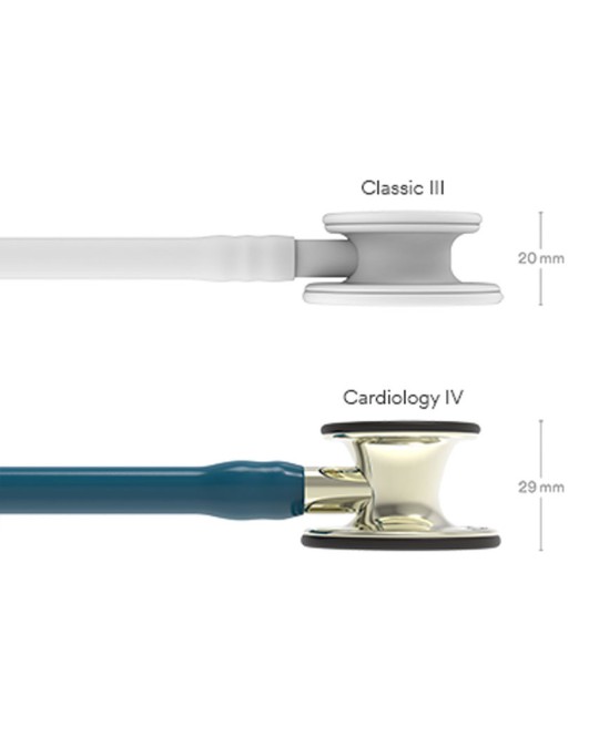 LITTMANN CARDIOLOGY IV - 6190 - blu caraibi - finiture champagne