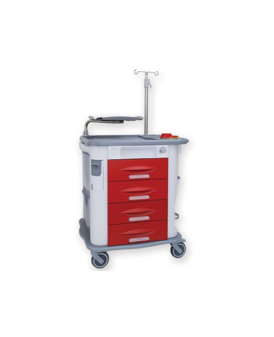 CARRELLO AURION EMERGENZA - rosso