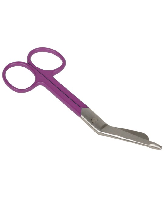 FORBICI PER BENDE - anelli viola - 14 cm