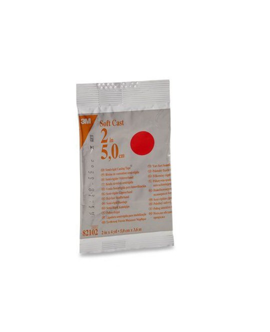 SOFTCAST 3M 5 cm x 3,65 m - rosso