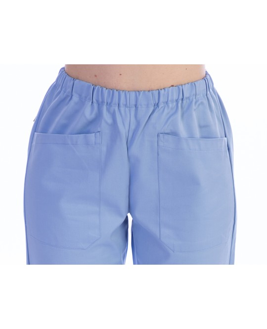 PANTALONI - cotone/poliestere - unisex - taglia L azzurri