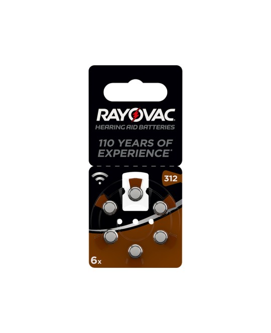 BATTERIE ACUSTICA RAYOVAC 312