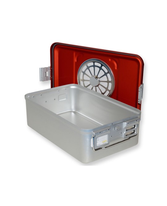 CONTAINER CON FILTRO medio h150 mm - rosso