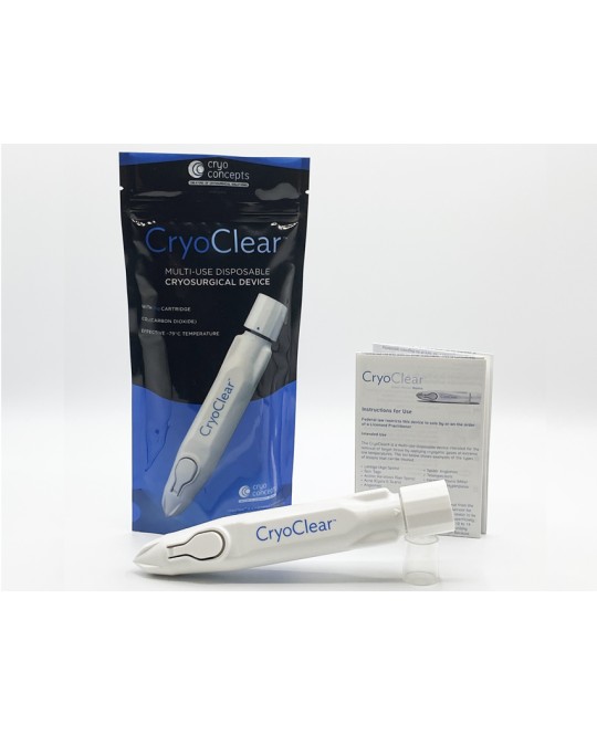 DISPOSITIVO CRIOCHIRURGICO CRYOCLEAR con cartuccia 16 g