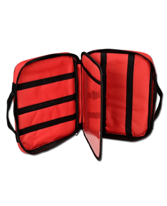 PORTAFIALE - nylon - rosso