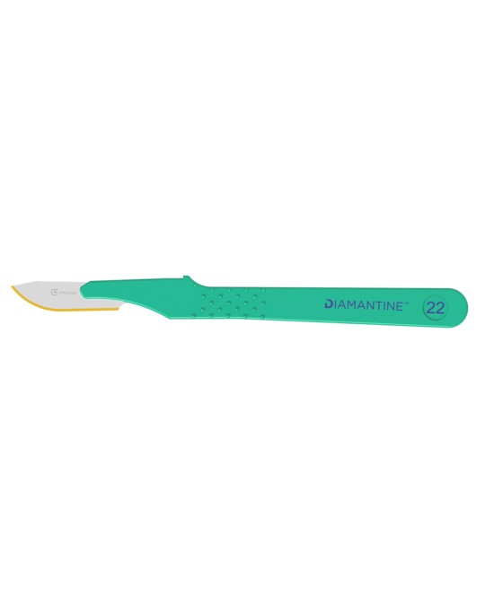 BISTURI DIAMANTINE LAMA INOX N.22 - sterile