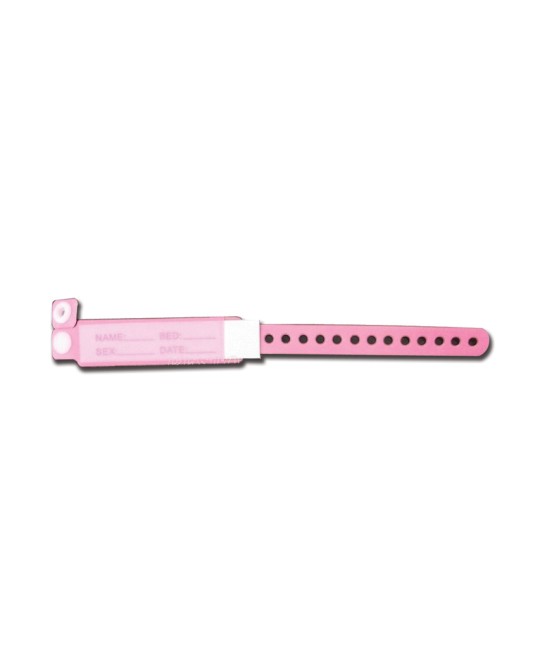 BRACCIALETTO IDENTIFICATIVO ROSA - neonato