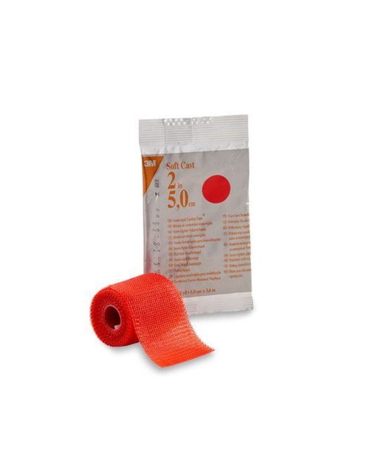 SOFTCAST 3M 5 cm x 3,65 m - rosso