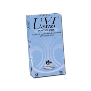 GUANTI IN VINILE senza polvere - piccoli