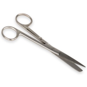 FORBICI RETTE PUNTE ALTERNE con clip - 14 cm