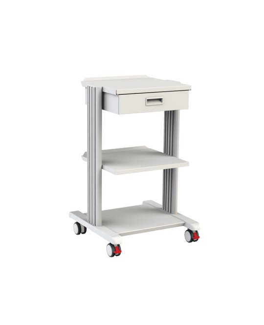CARRELLO SMART - 2 ripiani 40x36 cm + base + cassetto