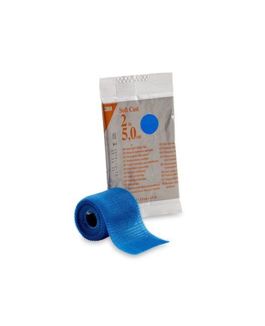 SOFTCAST 3M 5 cm x 3,65 m - blu