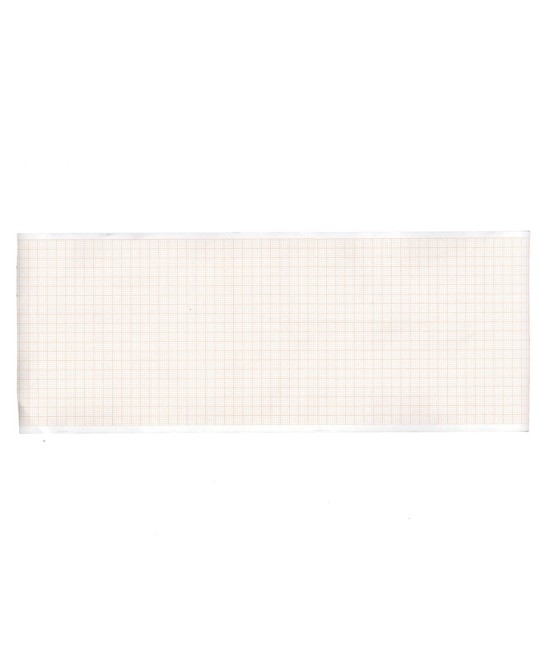 Carta termica ECG 108x23 mmxm - rotolo griglia arancio