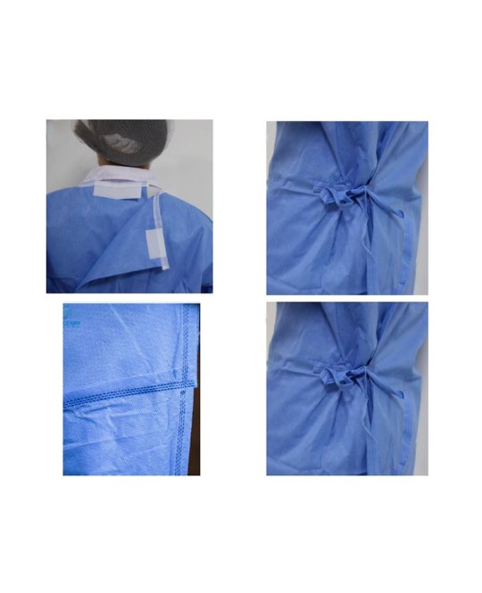 CAMICE CHIRURGICO 40g/m2 120x140 cm - misura M - non sterile