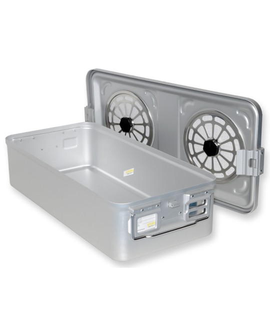 CONTAINER CON FILTRO grande h150 mm - grigio
