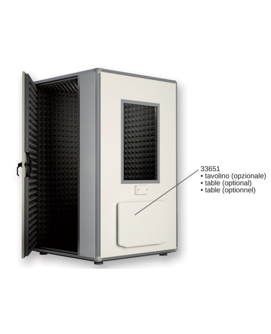 CABINA AUDIOMETRICA PRO 30 - 132x132x242 cm