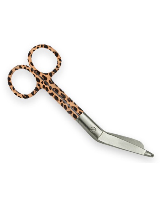 FORBICI PER BENDE - fantasia leopardo - 14 cm