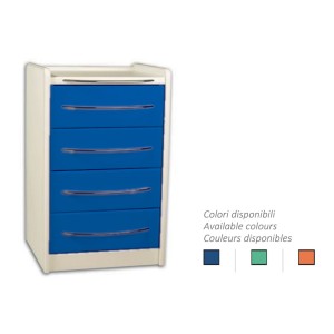 CASSETTIERA MOBILE GE416 4 cassetti 49 cm - colore a scelta