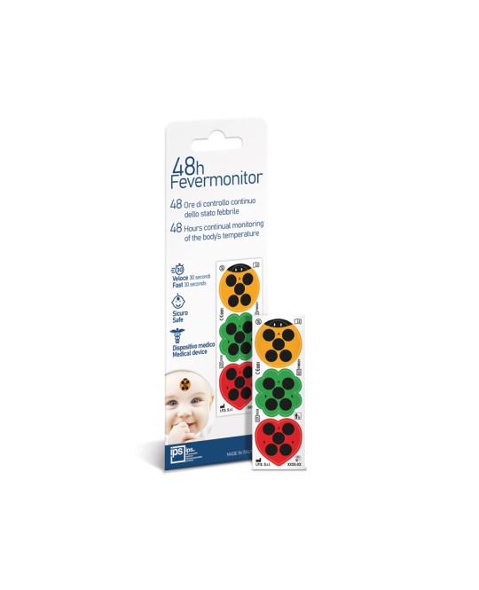TERMOMETRO FEVER MONITOR 48 ore - blister da 3 pezzi