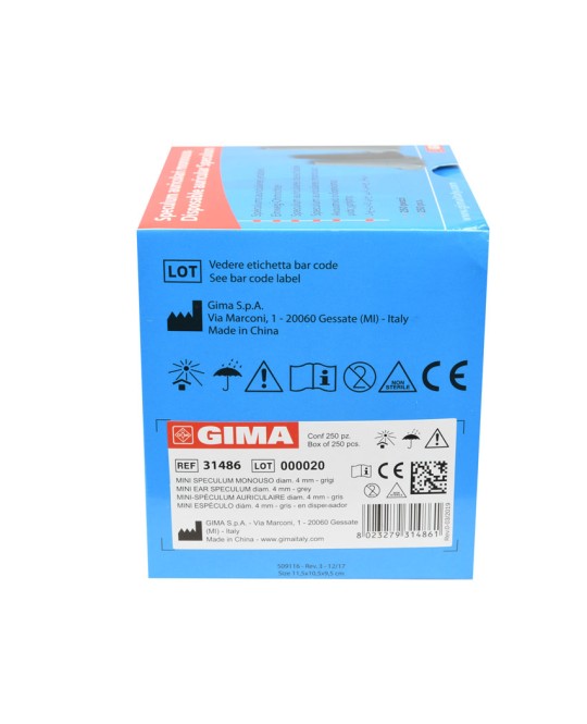 MINI SPECULUM MONOUSO diam. 4mm - grigi