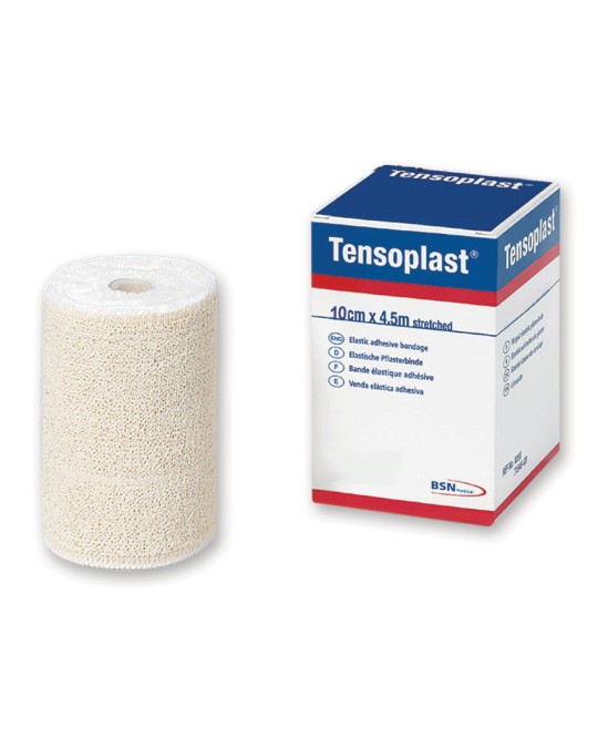BENDA ELASTICA ADESIVA TENSOPLAST 4,5 m x 10 cm