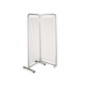 PARAVENTO a 2 ANTE - bianco