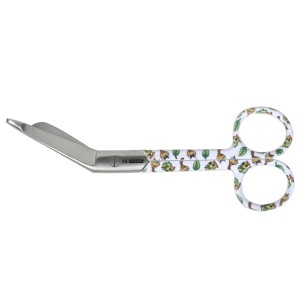 FORBICI IN ACCIAIO INOX PER BENDE - fantasia bruco - 14 cm