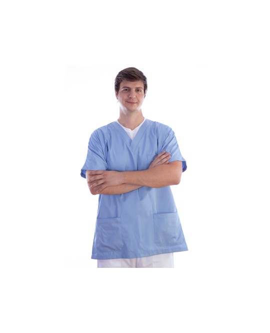 CASACCA - cotone/poliestere - unisex - taglia M azzurra